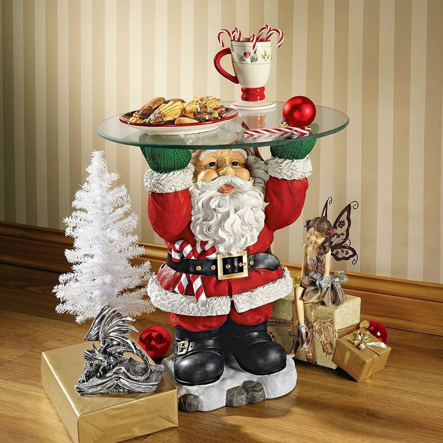 🎅Santa Holdings Tray Figurine