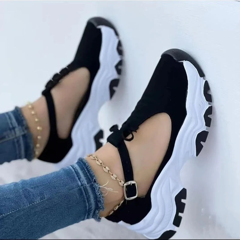 Women's Casual Tennis Sneakers Comfortable Non-slip Flat Shoes