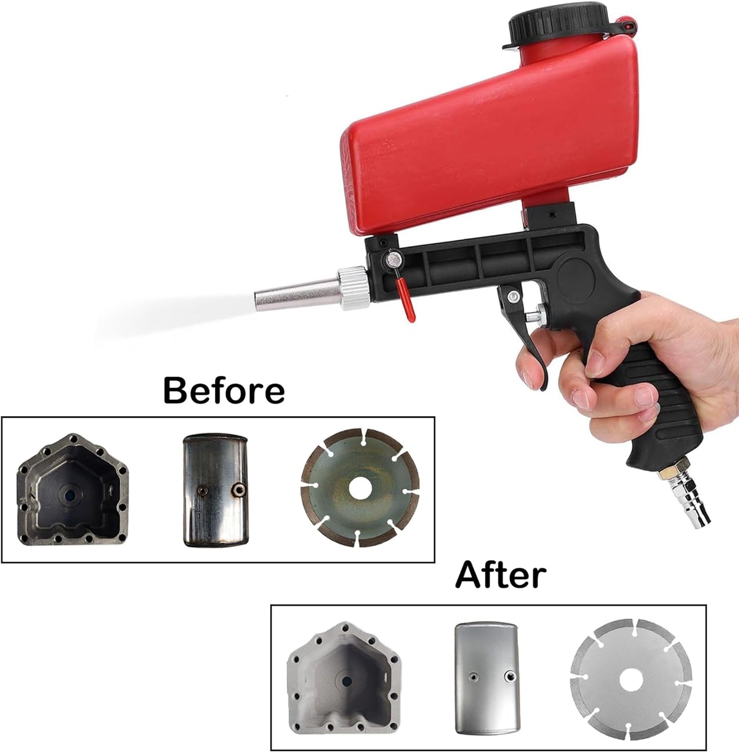 🔥Summer Hot Sale Promotion-49% OFF✨Portable Pneumatic Sandblasting Gun