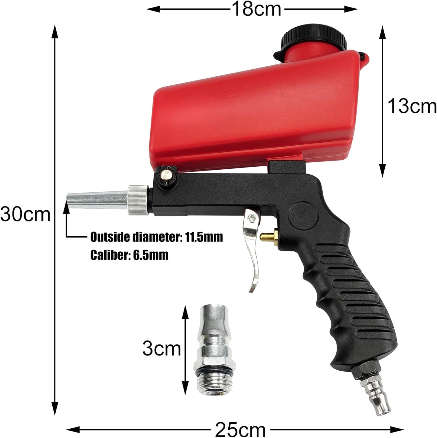 🔥Summer Hot Sale Promotion-49% OFF✨Portable Pneumatic Sandblasting Gun