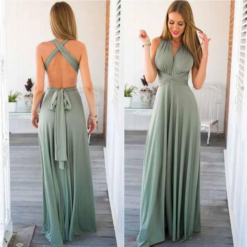 Versatile and Sexy Strap Wrap Dress - Bridesmaid Dress (Buy 2 free shipping)