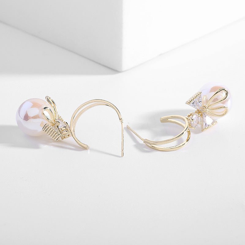 Bow Pearl Earrings