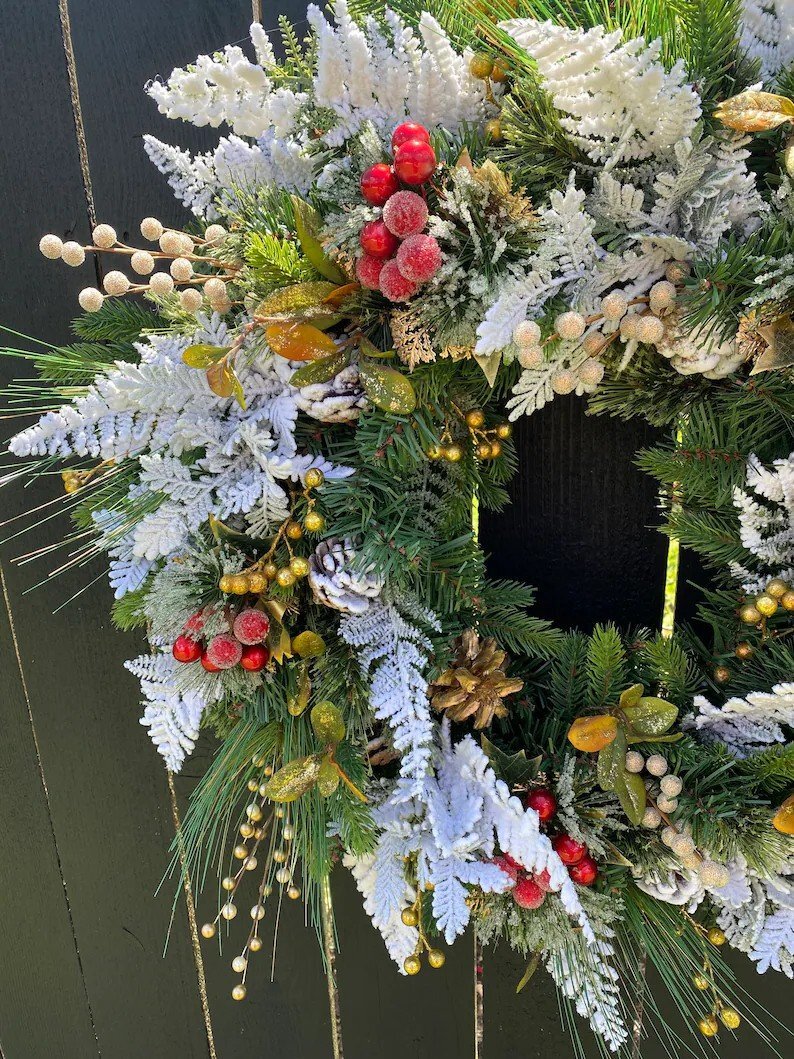 💐Snowflake Christmas Wreath