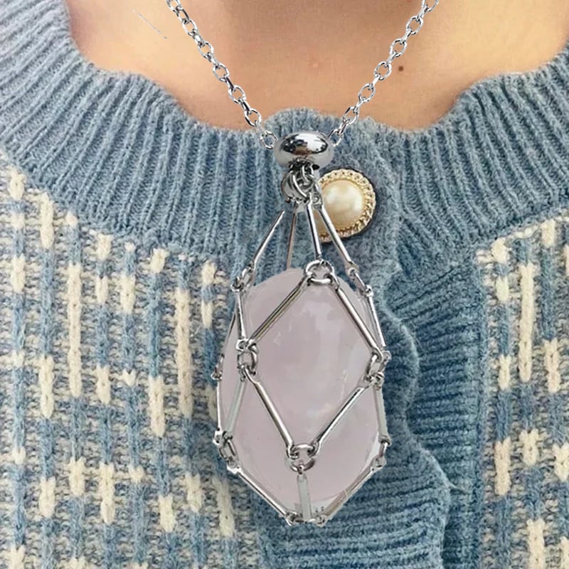 🔥LAST DAY 49%OFF🔥New Crystal Stone Holder Necklace