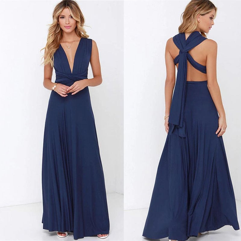 Versatile and Sexy Strap Wrap Dress - Bridesmaid Dress (Buy 2 free shipping)