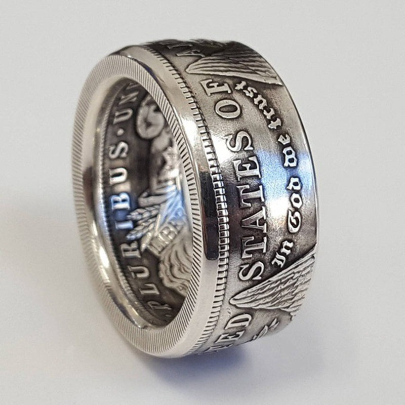 Morgan Silver Dollar Coin Ring