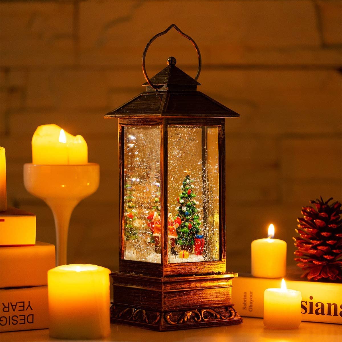 (🌲Early Christmas Sale- SAVE 48% OFF) Snow Globe Christmas Lantern Decorations