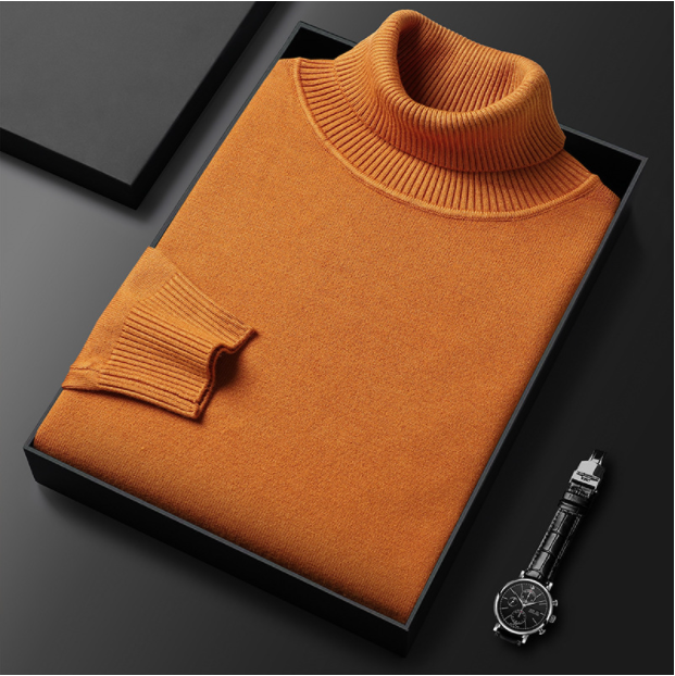 Men's Solid Color Premium Cashmere Sweater