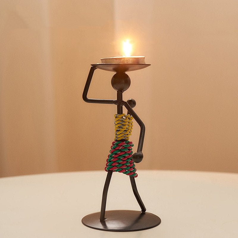 Steel Candlestick-Home Decoration
