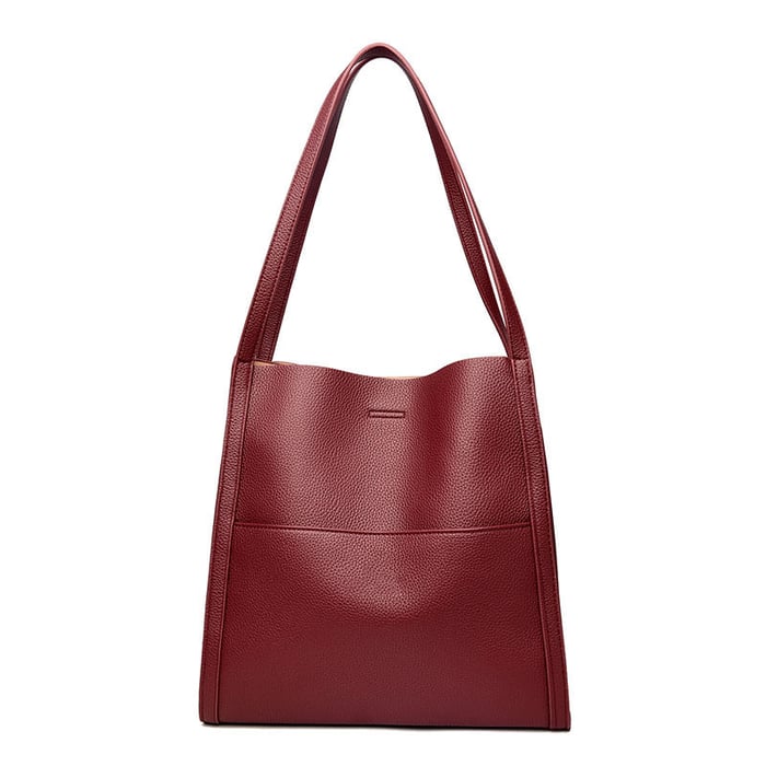 ⏰Last Day Promotion 49% OFF⏰Solid color genuine leather shoulder bag