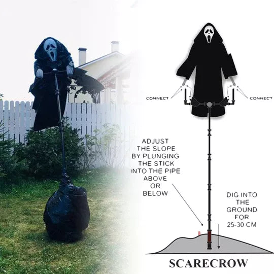 50% OFF-Halloween special offer-Scream ScareCrow