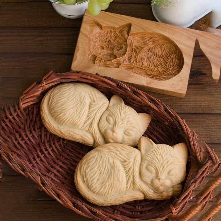 Wood Grain Cookie Knife - Cookie Embossing Mould