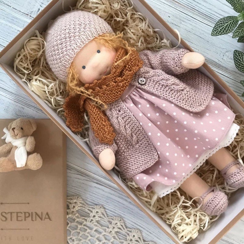 ALL🎁🎁The Best Gift for Kids-Handmade Waldorf Doll👧(Buy2 Free Shipping)