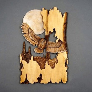 Animal Carving Handcraft Wall Decoration