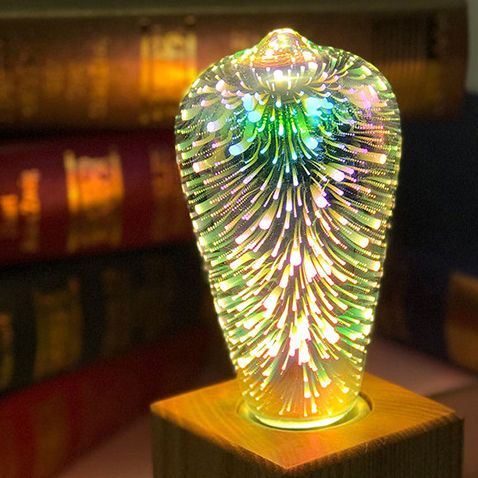 3D Fireworks LED Light Bulb