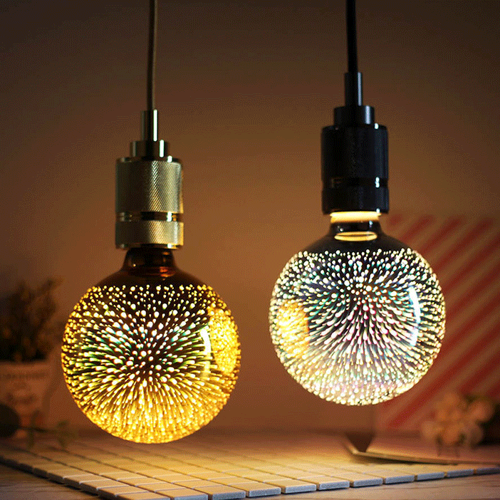 3D Fireworks LED Light Bulb