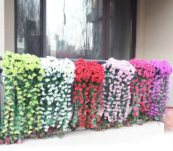 (Last Day Flash Sale-50% OFF)🌺🌷Vivid Artificial Hanging Orchid Bunch