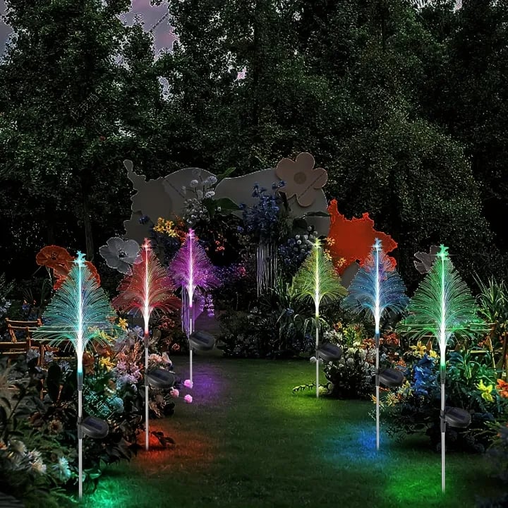 🔥Christmas Promotion 49% off - 🎄7 Color Changing Solar Christmas Trees Lights🎄