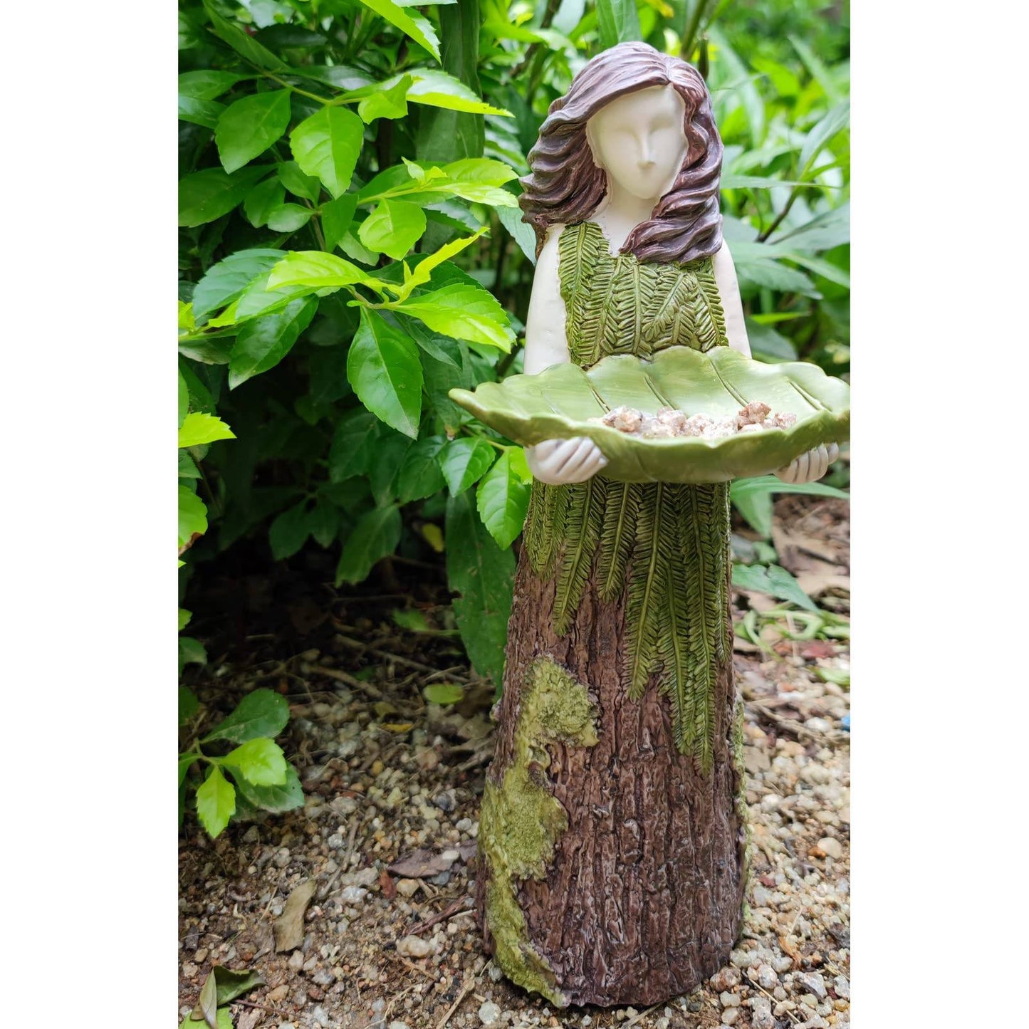 ( 💐🔥 Purchase 2 free birds 1) Forest Girl Bird Feeder - Bird Feeder Fairy Statue