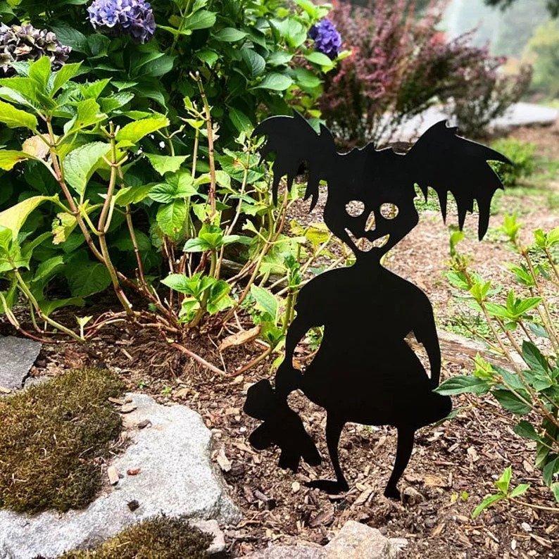 👻Cute and Unique Ghost Zombies - Halloween Yard Decor Metal  Art👻