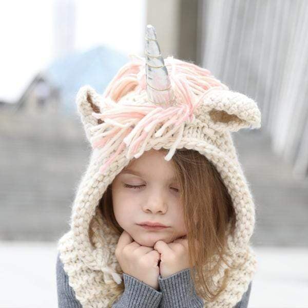 (🔥HOT SALE NOW 49% OFF) - Lovely Kids Unicorn Hat Scarf