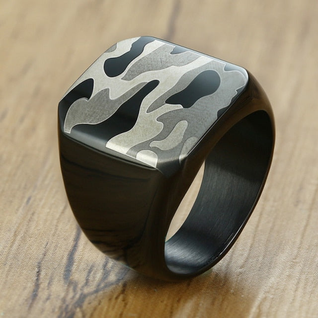 Cool Fashion Individuality Signet Ring for Men